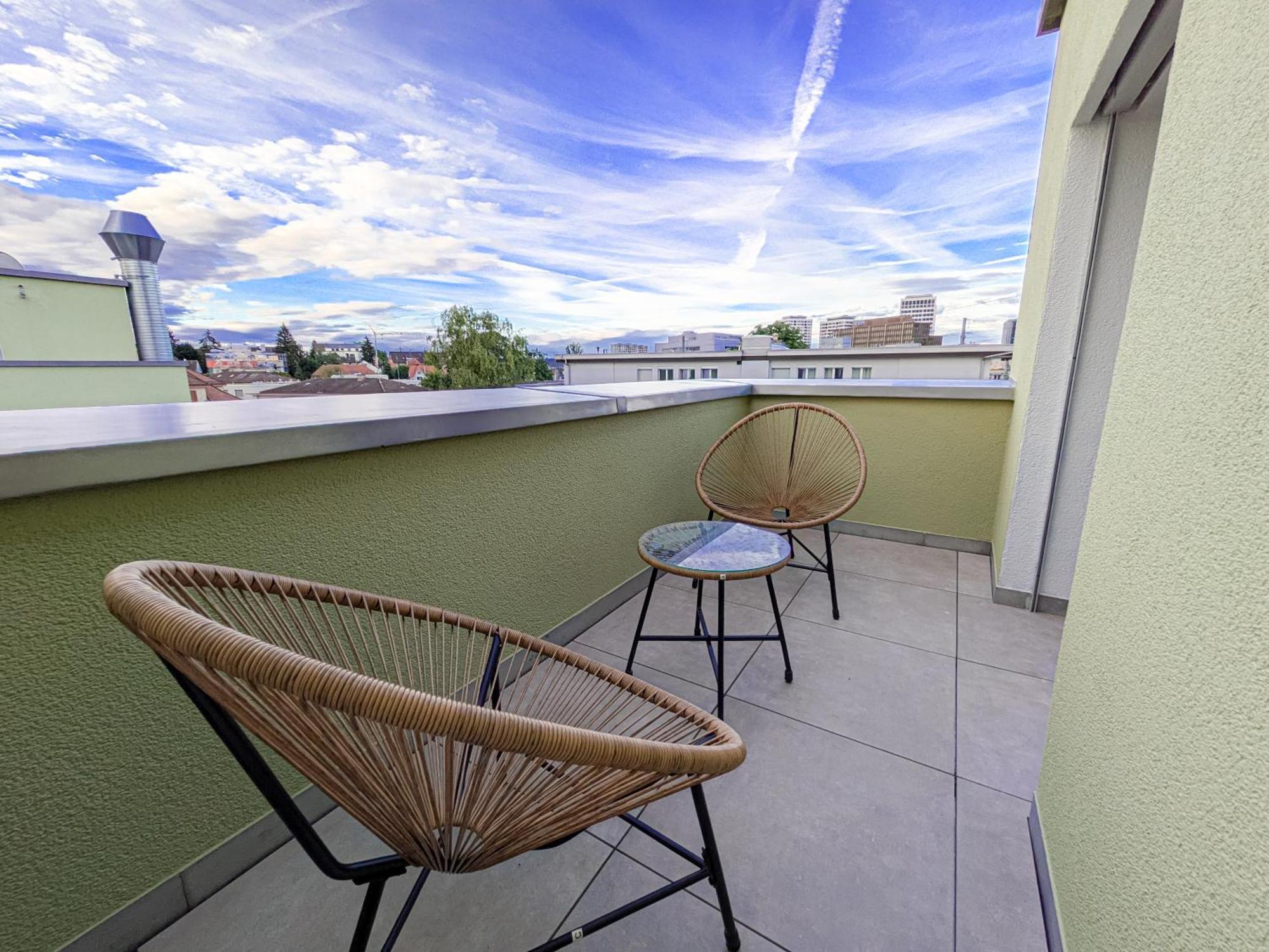 Skyline Rooftop Suite With 2 Balconies -401- Цюрих Экстерьер фото